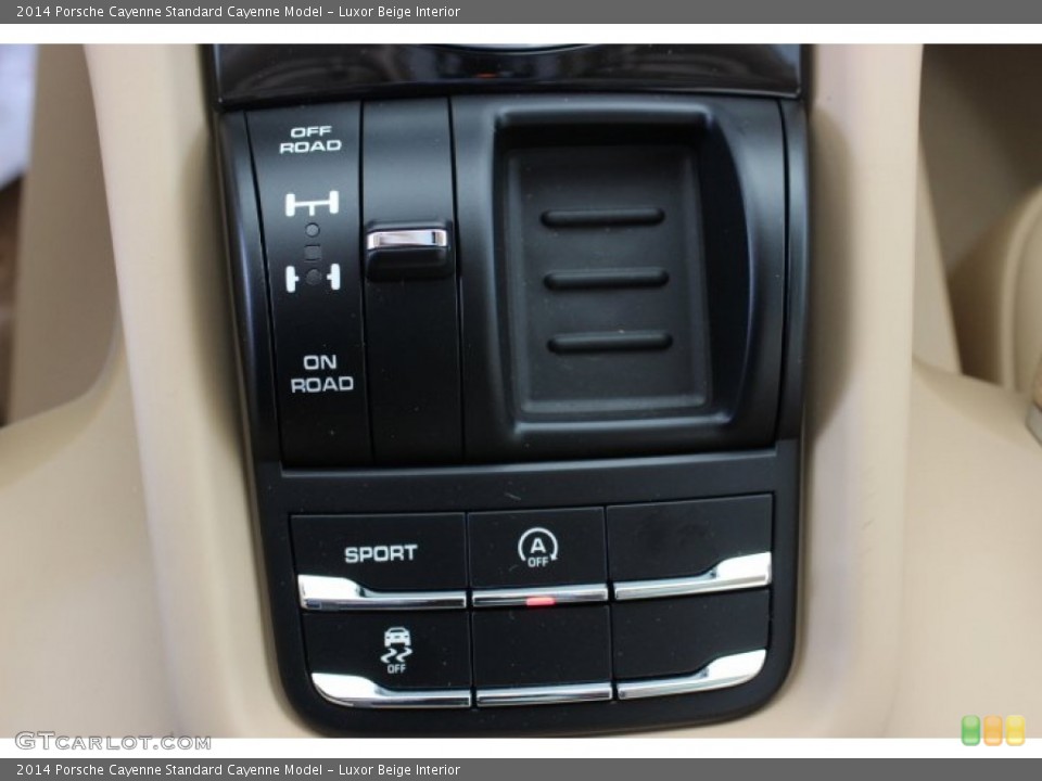 Luxor Beige Interior Controls for the 2014 Porsche Cayenne  #87906613