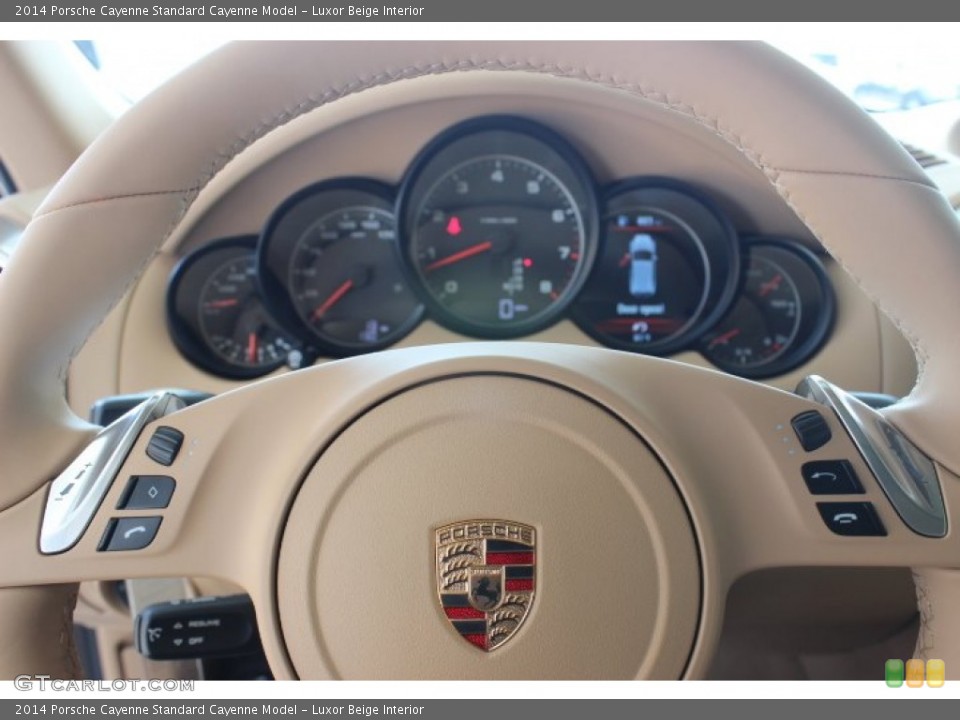 Luxor Beige Interior Steering Wheel for the 2014 Porsche Cayenne  #87906624