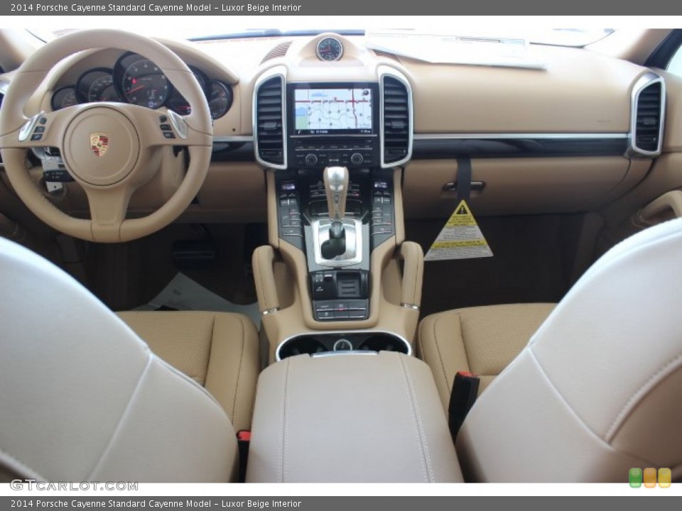 Luxor Beige Interior Dashboard for the 2014 Porsche Cayenne  #87906658