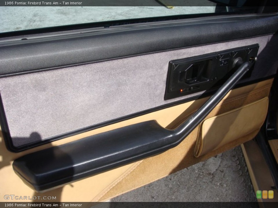 Tan Interior Door Panel for the 1986 Pontiac Firebird Trans Am #87907384