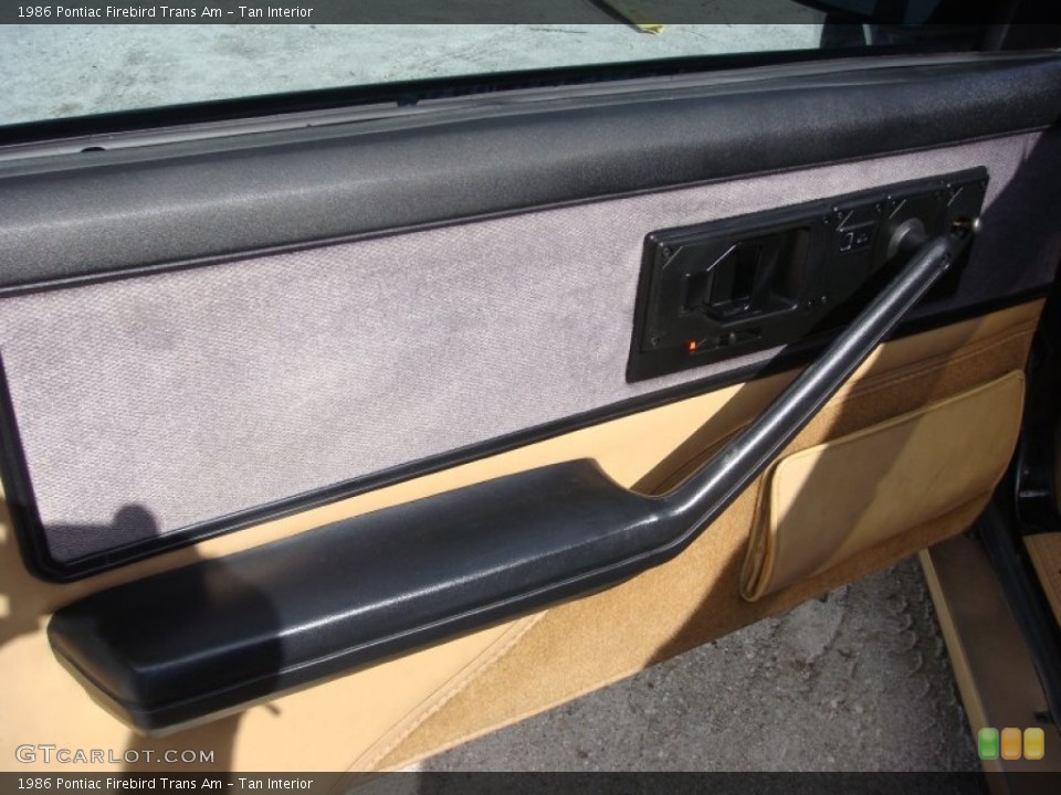 Tan Interior Door Panel for the 1986 Pontiac Firebird Trans Am #87907384