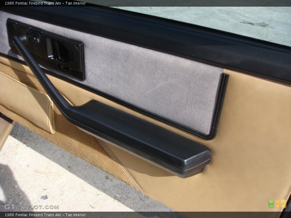 Tan Interior Door Panel for the 1986 Pontiac Firebird Trans Am #87907451