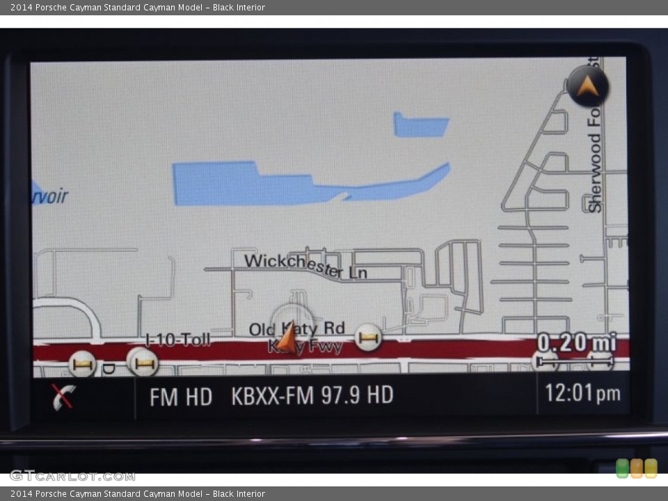 Black Interior Navigation for the 2014 Porsche Cayman  #87907474