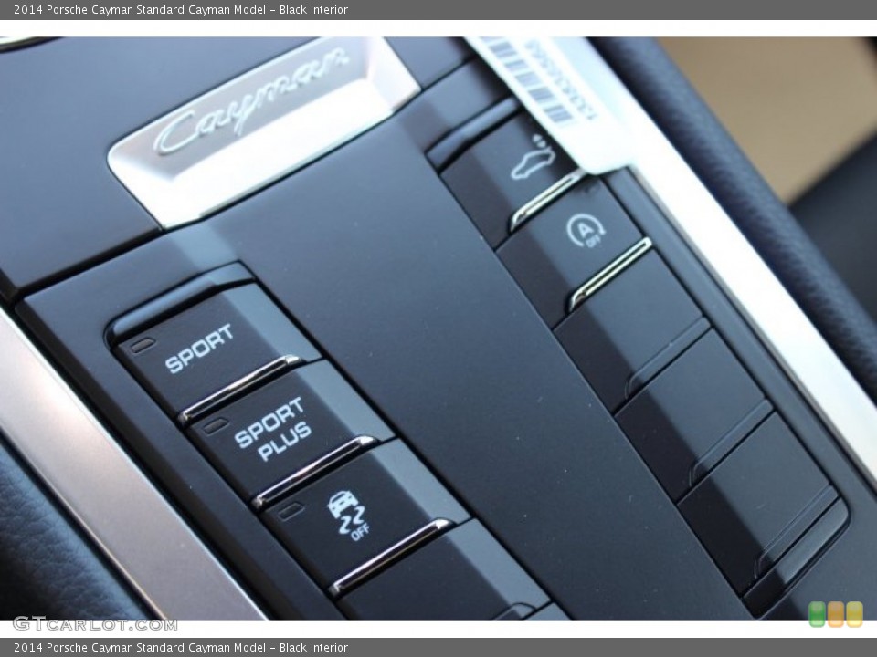 Black Interior Controls for the 2014 Porsche Cayman  #87907489