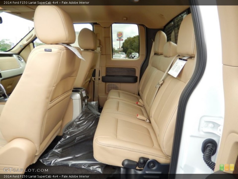Pale Adobe Interior Rear Seat for the 2014 Ford F150 Lariat SuperCab 4x4 #87913083