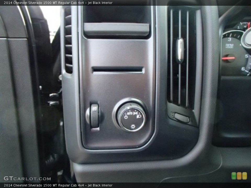 Jet Black Interior Controls for the 2014 Chevrolet Silverado 1500 WT Regular Cab 4x4 #87913091