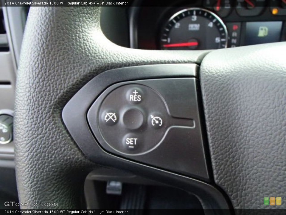 Jet Black Interior Controls for the 2014 Chevrolet Silverado 1500 WT Regular Cab 4x4 #87913152