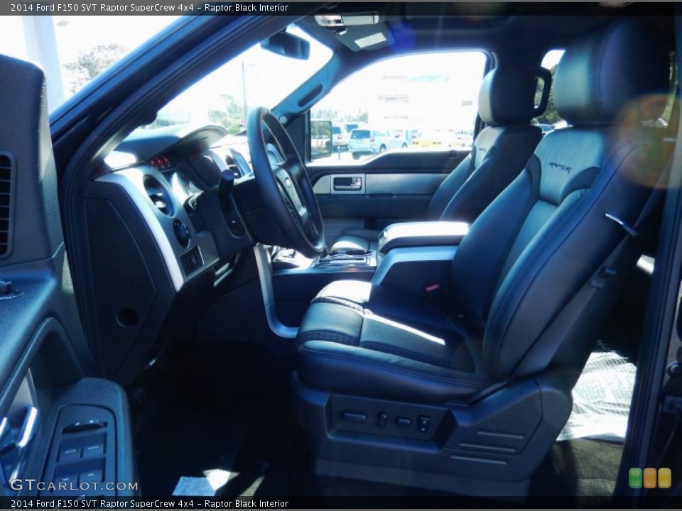 Raptor Black Interior Front Seat for the 2014 Ford F150 SVT Raptor SuperCrew 4x4 #87915540