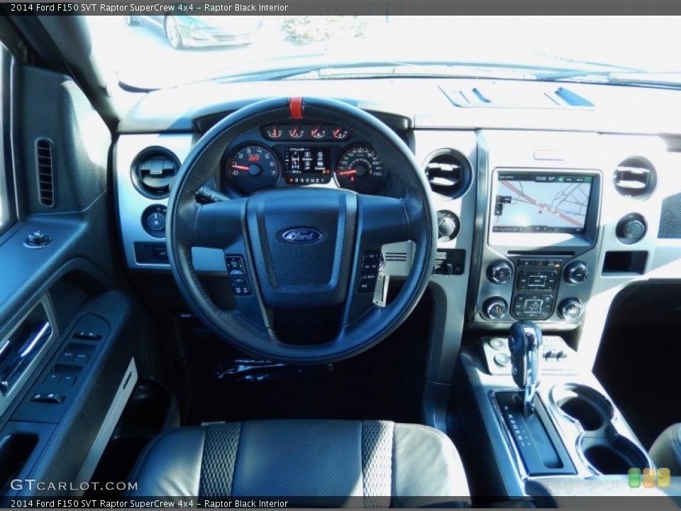 Raptor Black Interior Dashboard for the 2014 Ford F150 SVT Raptor SuperCrew 4x4 #87915618
