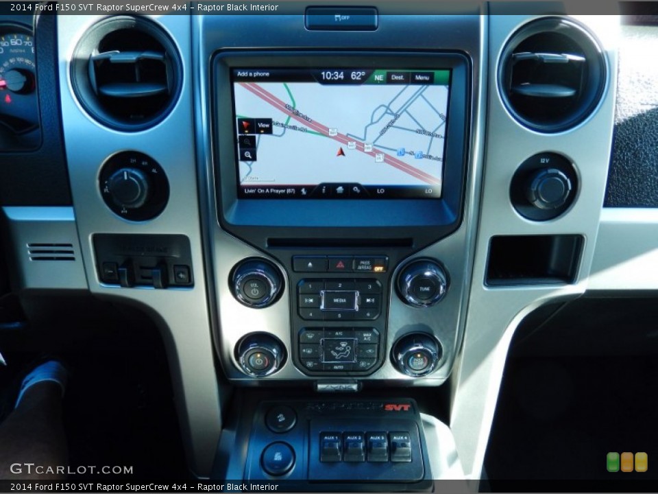 Raptor Black Interior Controls for the 2014 Ford F150 SVT Raptor SuperCrew 4x4 #87915666