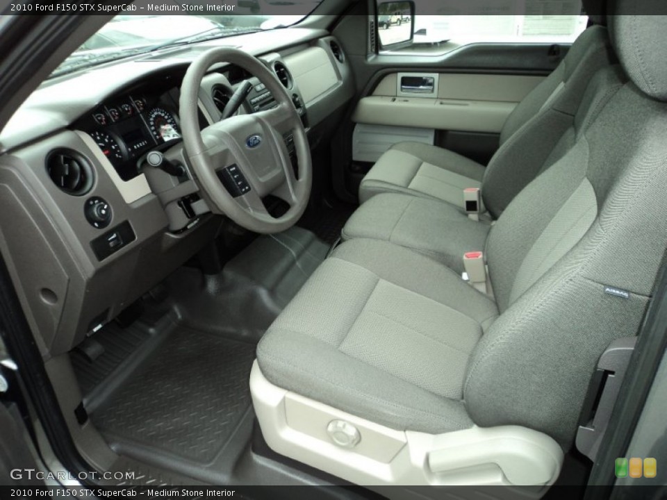 Medium Stone Interior Photo for the 2010 Ford F150 STX SuperCab #87917868