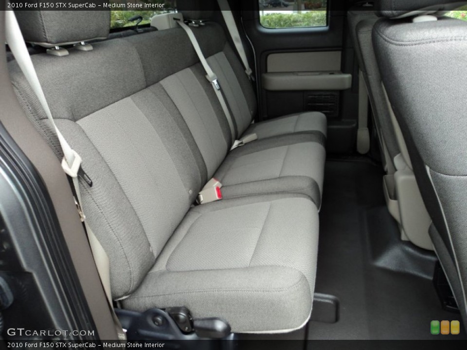 Medium Stone Interior Rear Seat for the 2010 Ford F150 STX SuperCab #87917994