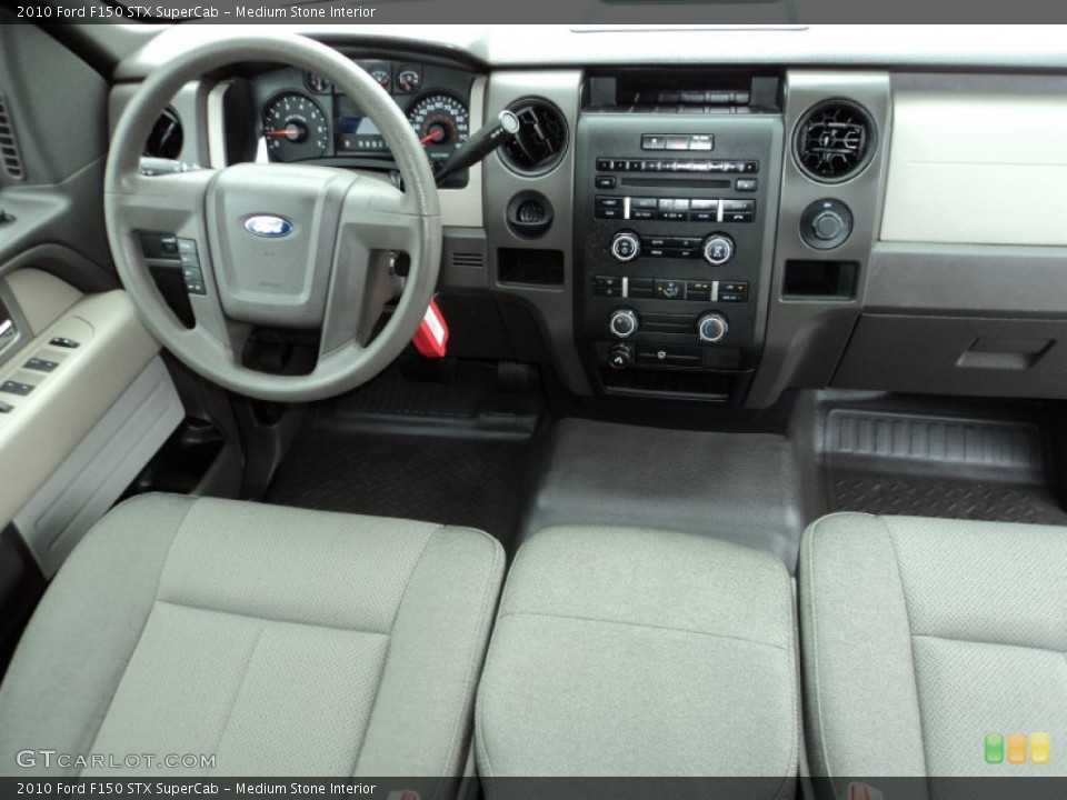 Medium Stone Interior Dashboard for the 2010 Ford F150 STX SuperCab #87918015