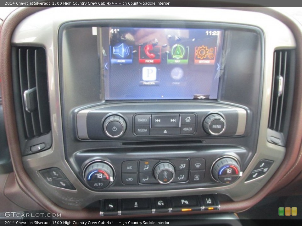 High Country Saddle Interior Controls for the 2014 Chevrolet Silverado 1500 High Country Crew Cab 4x4 #87918435