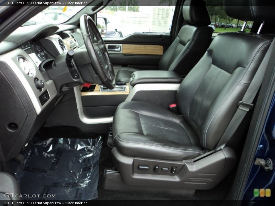 Black Interior Photo for the 2011 Ford F150 Lariat SuperCrew #87919598