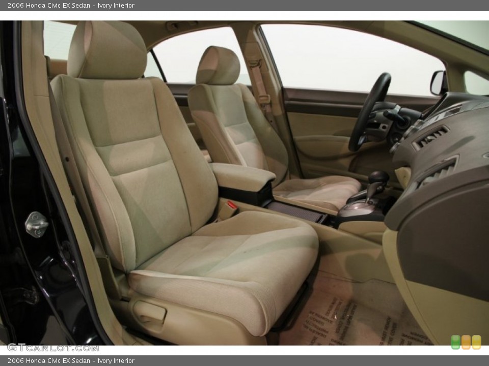 Ivory Interior Front Seat for the 2006 Honda Civic EX Sedan #87923013