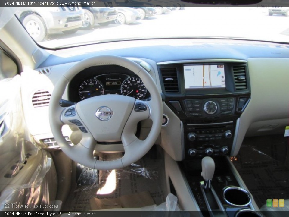Almond Interior Dashboard for the 2014 Nissan Pathfinder Hybrid SL #87931119