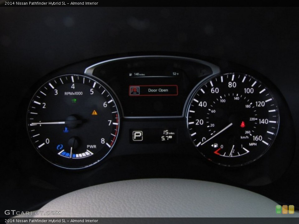 Almond Interior Gauges for the 2014 Nissan Pathfinder Hybrid SL #87931200
