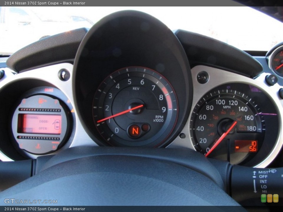 Black Interior Gauges for the 2014 Nissan 370Z Sport Coupe #87931656