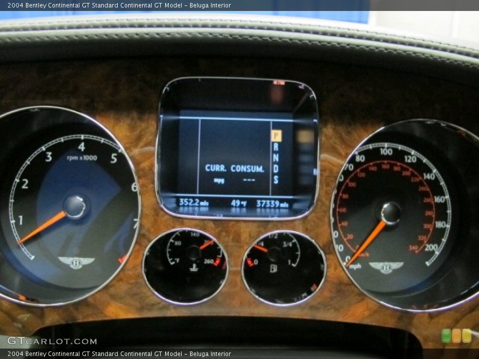 Beluga Interior Gauges for the 2004 Bentley Continental GT  #87933306