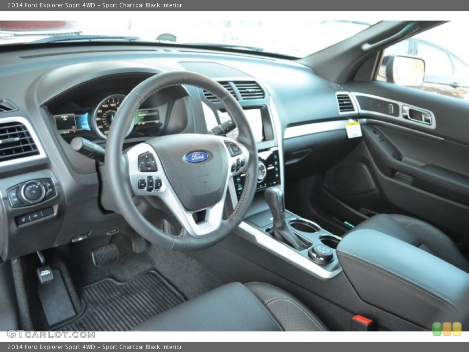 Sport Charcoal Black 2014 Ford Explorer Interiors