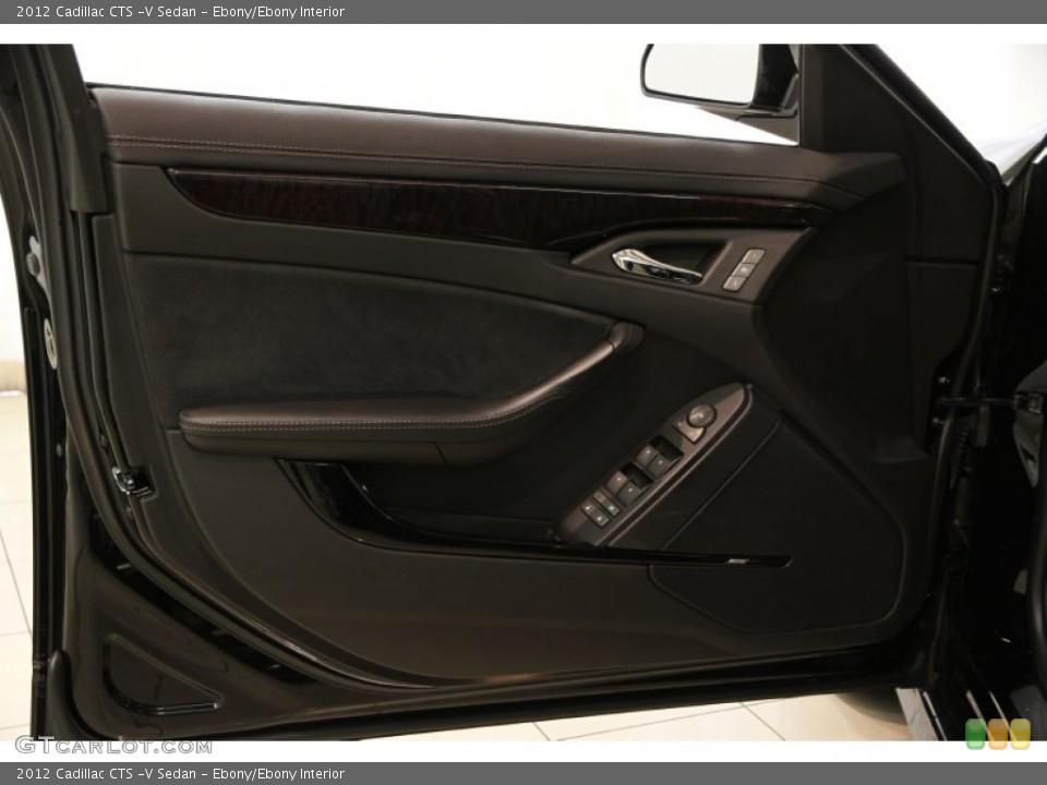 Ebony/Ebony Interior Door Panel for the 2012 Cadillac CTS -V Sedan #87938823
