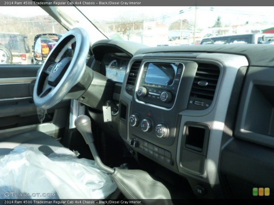 Black/Diesel Gray Interior Dashboard for the 2014 Ram 4500 Tradesman Regular Cab 4x4 Chassis #87939564