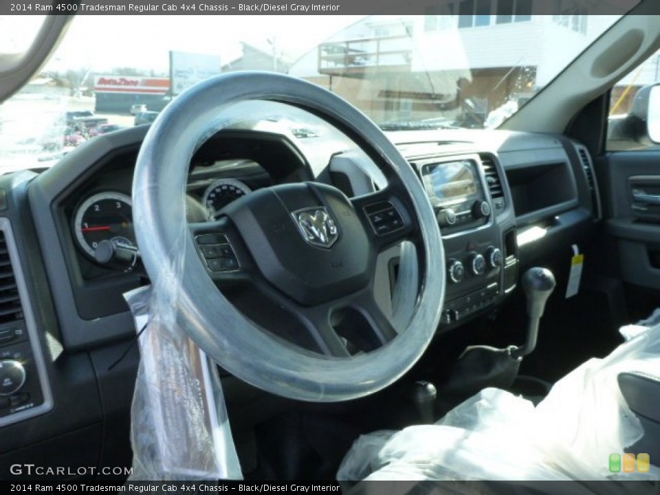 Black/Diesel Gray Interior Photo for the 2014 Ram 4500 Tradesman Regular Cab 4x4 Chassis #87939690