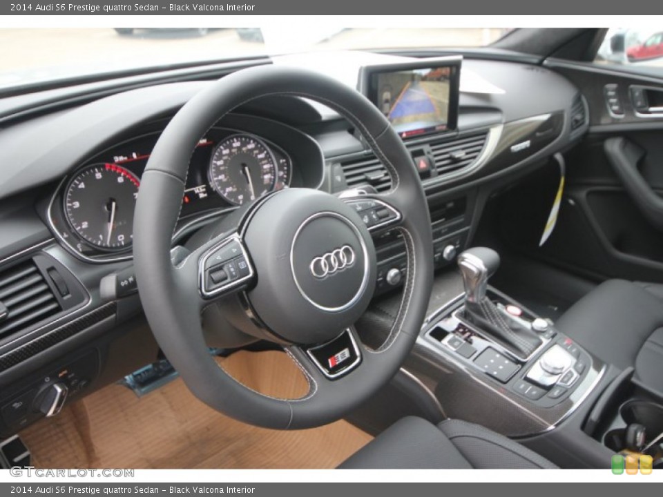 Black Valcona Interior Dashboard for the 2014 Audi S6 Prestige quattro Sedan #87940294