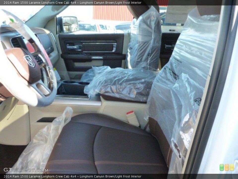 Longhorn Canyon Brown/Light Frost Interior Front Seat for the 2014 Ram 1500 Laramie Longhorn Crew Cab 4x4 #87940515