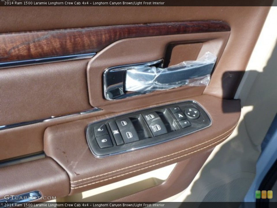Longhorn Canyon Brown/Light Frost Interior Controls for the 2014 Ram 1500 Laramie Longhorn Crew Cab 4x4 #87940610