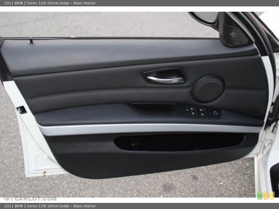 Black Interior Door Panel for the 2011 BMW 3 Series 328i xDrive Sedan #87942426
