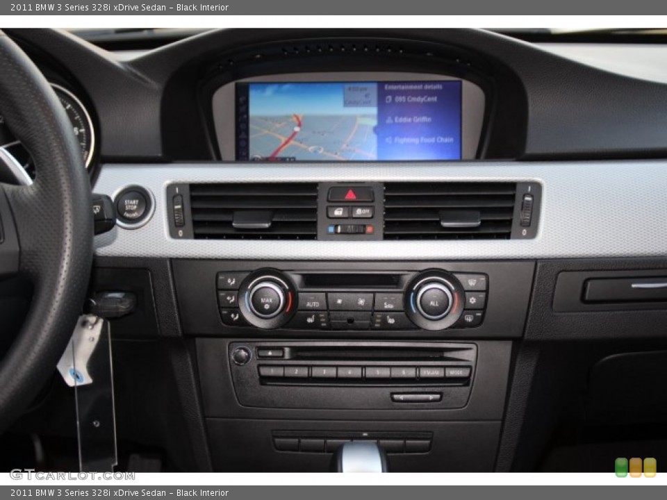 Black Interior Controls for the 2011 BMW 3 Series 328i xDrive Sedan #87942531