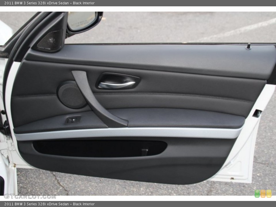 Black Interior Door Panel for the 2011 BMW 3 Series 328i xDrive Sedan #87942738
