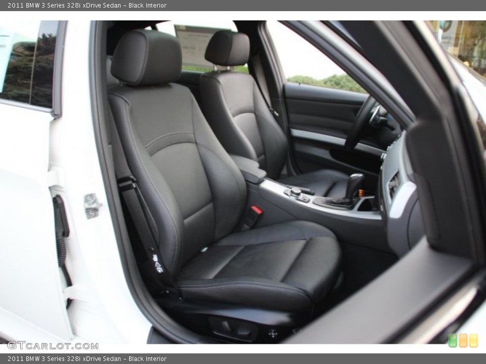 Black Interior Front Seat for the 2011 BMW 3 Series 328i xDrive Sedan #87942798