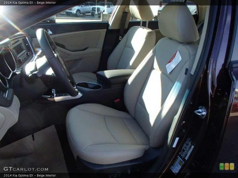 Beige Interior Front Seat for the 2014 Kia Optima EX #87949212