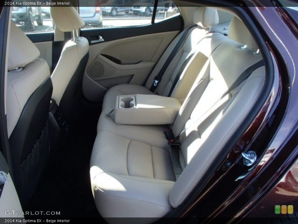 Beige Interior Rear Seat for the 2014 Kia Optima EX #87949263