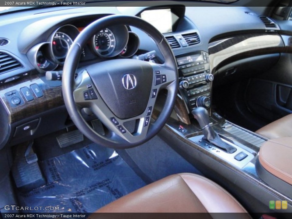 Taupe Interior Photo for the 2007 Acura MDX Technology #87953685