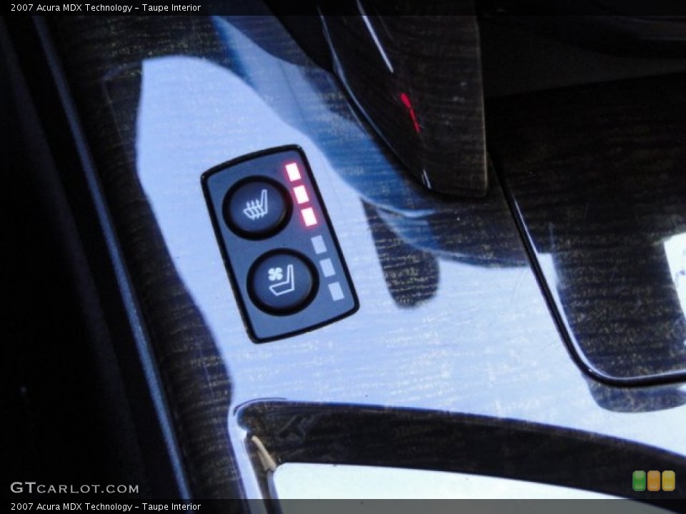 Taupe Interior Controls for the 2007 Acura MDX Technology #87953958