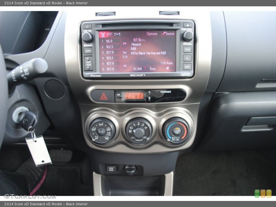 Black Interior Controls for the 2014 Scion xD  #87959109