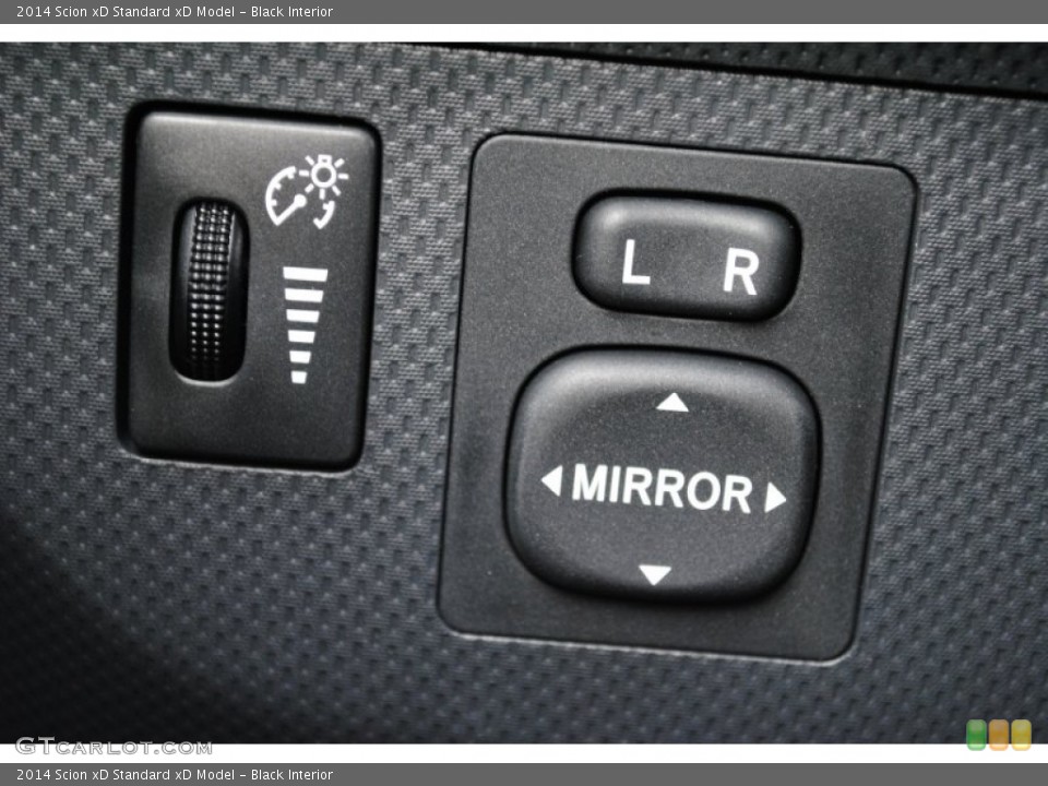 Black Interior Controls for the 2014 Scion xD  #87959268