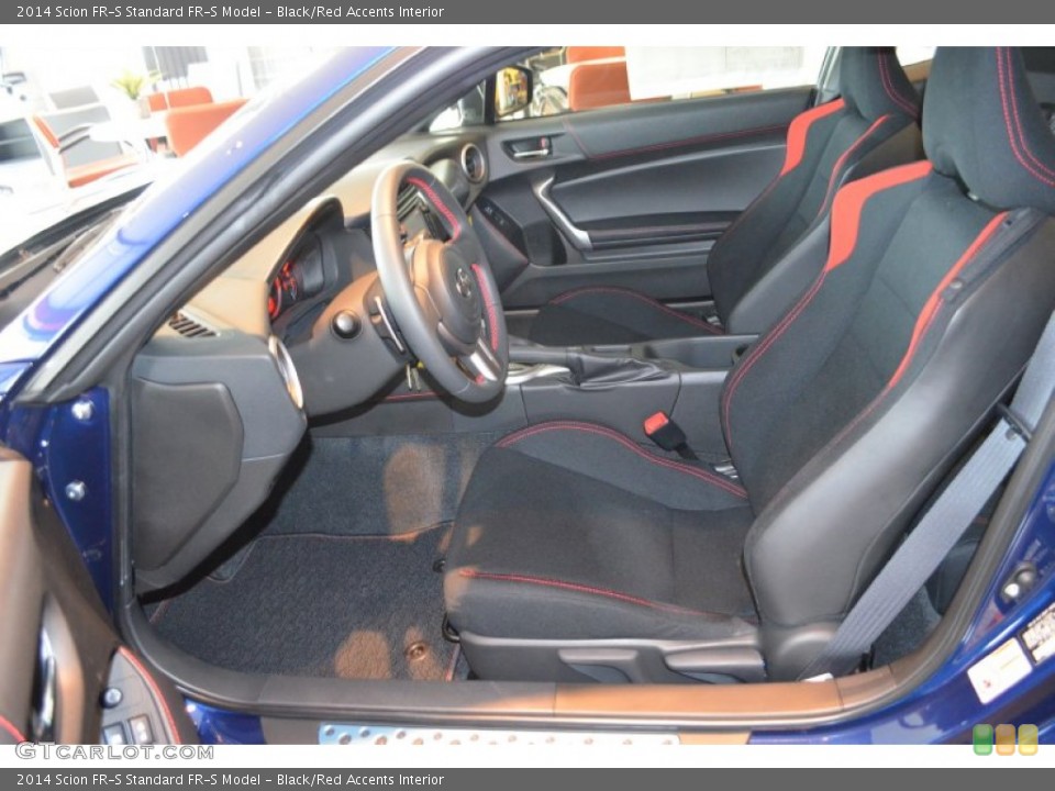 Black/Red Accents Interior Photo for the 2014 Scion FR-S  #87959421