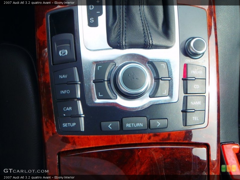 Ebony Interior Controls for the 2007 Audi A6 3.2 quattro Avant #87959538