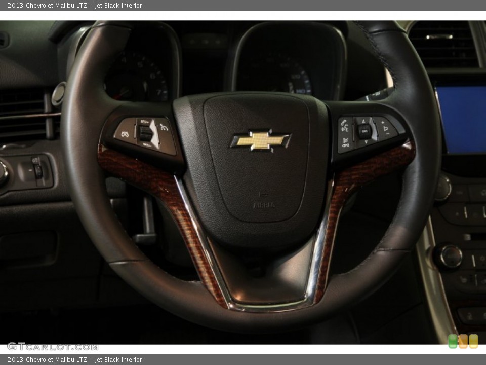 Jet Black Interior Steering Wheel for the 2013 Chevrolet Malibu LTZ #87959643
