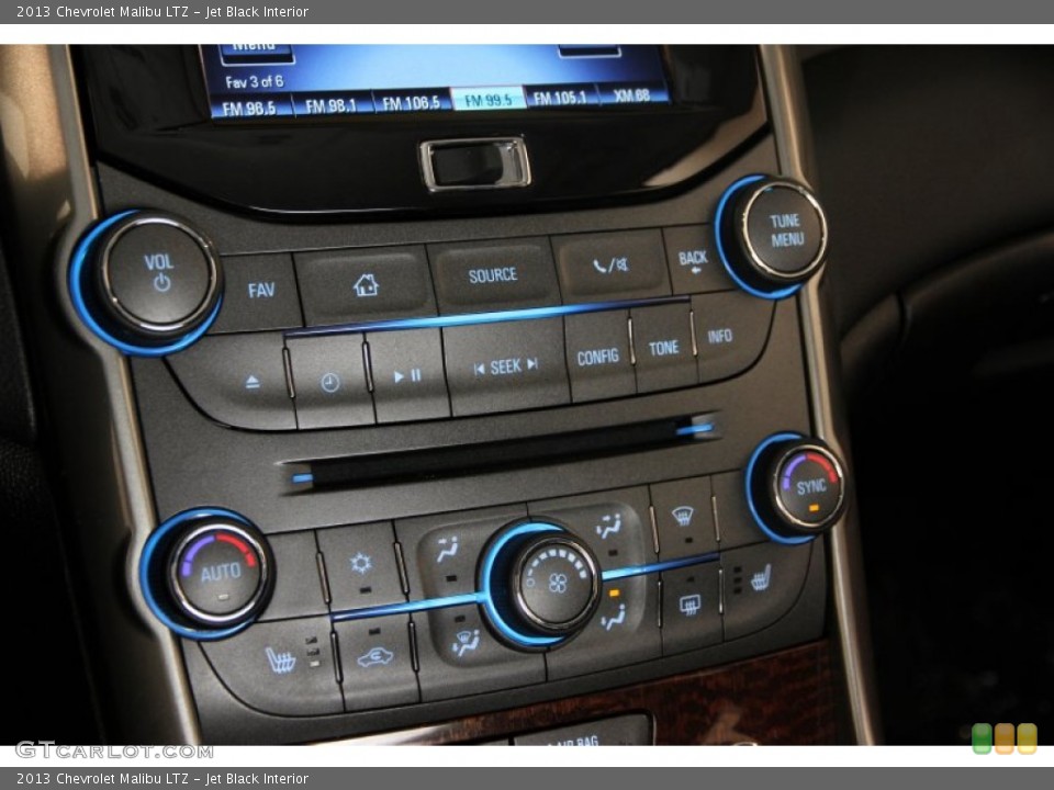 Jet Black Interior Controls for the 2013 Chevrolet Malibu LTZ #87959685