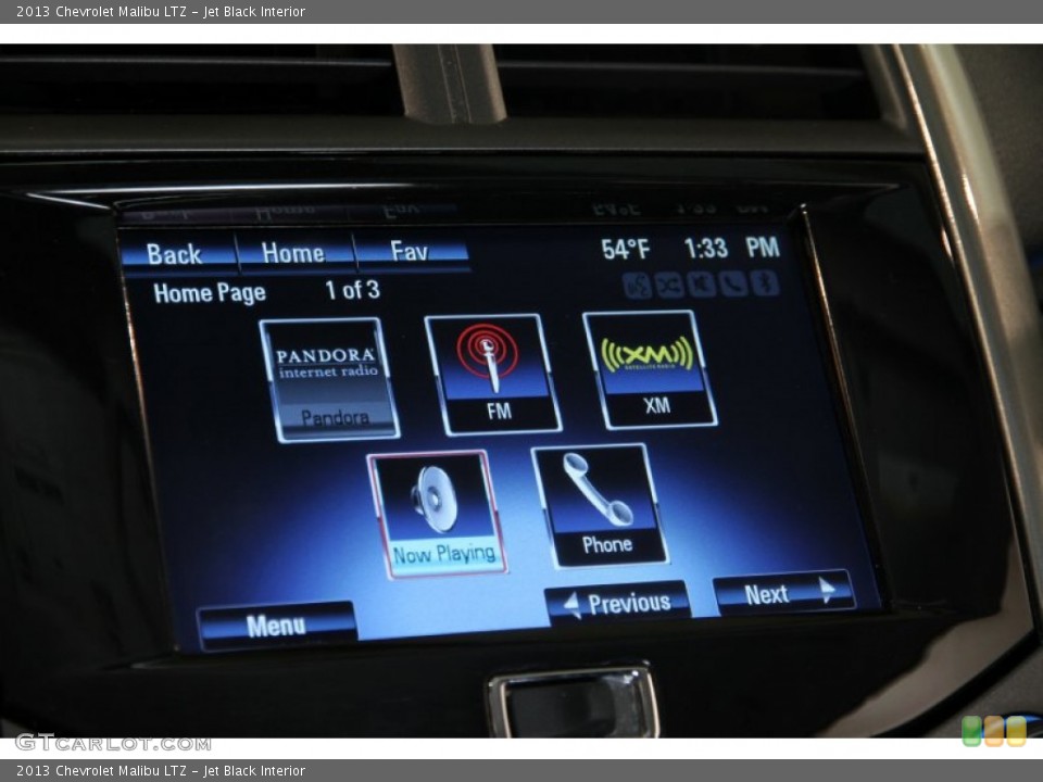 Jet Black Interior Audio System for the 2013 Chevrolet Malibu LTZ #87959730