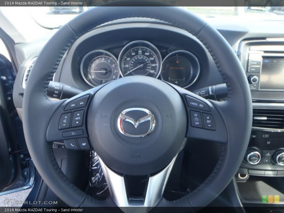 Sand Interior Steering Wheel for the 2014 Mazda MAZDA6 Touring #87963939