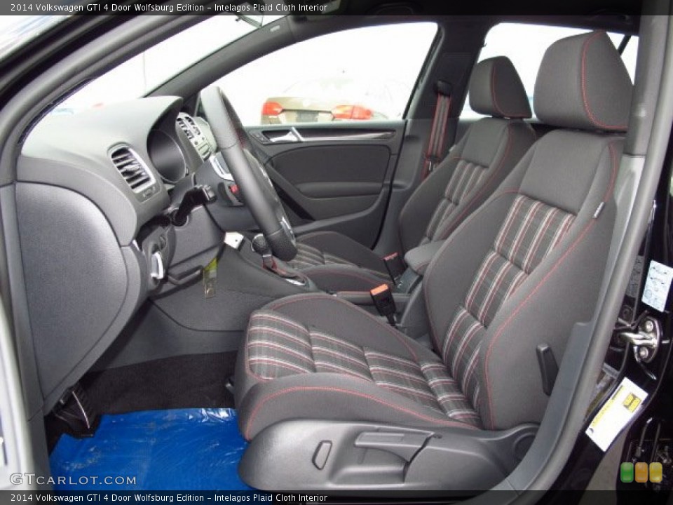 Intelagos Plaid Cloth Interior Front Seat for the 2014 Volkswagen GTI 4 Door Wolfsburg Edition #87964857
