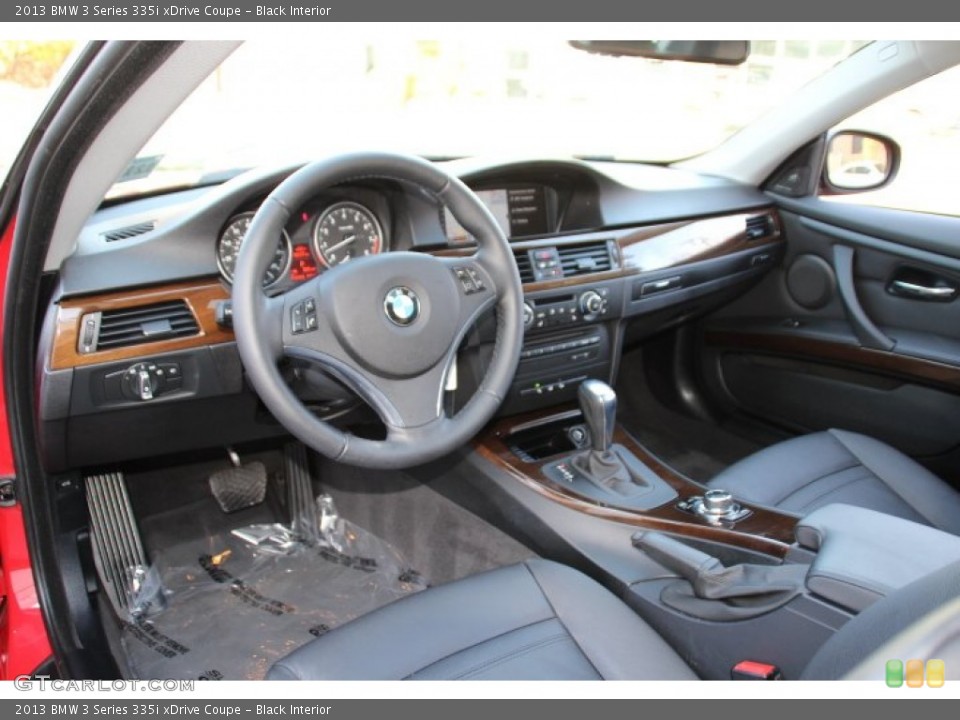 Black Interior Prime Interior for the 2013 BMW 3 Series 335i xDrive Coupe #87967514