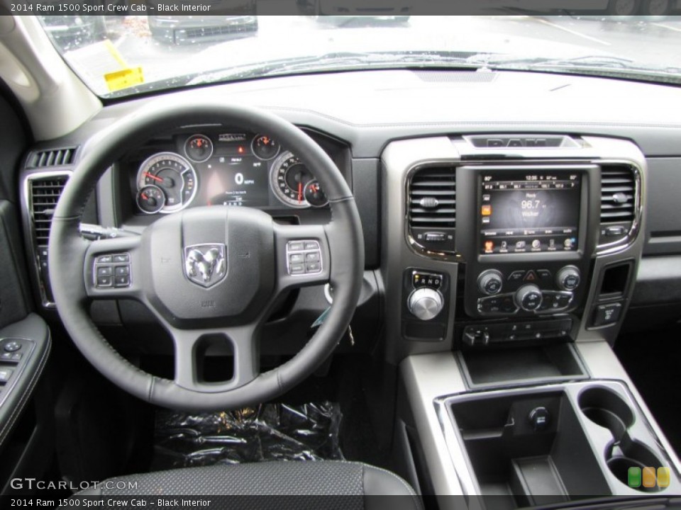 Black Interior Dashboard for the 2014 Ram 1500 Sport Crew Cab #87967836